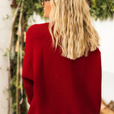 Santa Baby Sweatshirt | Burgundy