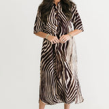 On The Wild Side Midi Dress | Zebra