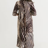 On The Wild Side Midi Dress | Zebra