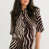 On The Wild Side Midi Dress | Zebra