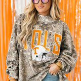 Tennessee Vols Camo Mock Neck SS