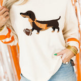 Gameday Weenie Dog Sweater | Orange