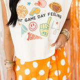 Polka Dot Skort | Orange