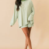 Kenzie Stripe Top | Green