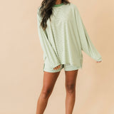 Kenzie Stripe Top | Green