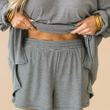 Kenzie Stripe Short | Black