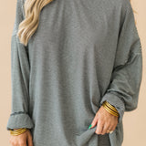 Kenzie Stripe Top | Black