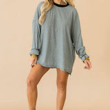 Kenzie Stripe Top | Black