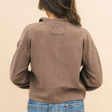 Celeste Quarterzip Pullover | Mochachinno
