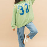 Palm Spring Turtle Pullover | Green