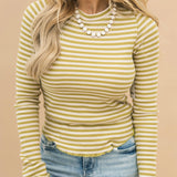 Easy Does It Stripe Tee | Green