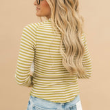 Easy Does It Stripe Tee | Green