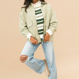 Lemon Denim Jacket | Washed Sage