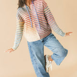 Over The Rainbow Zip Up Hooded Sweater