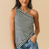 Knot My Vibe Tank | Black Combo