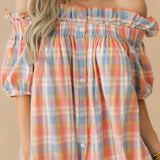 Pretty In Plaid Midi Dress
