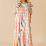 Pretty In Plaid Midi Dress