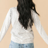 Seasonal Shirt Button Up Sweater | Leopard