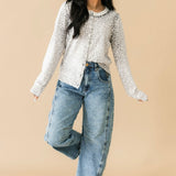 Seasonal Shirt Button Up Sweater | Leopard