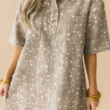 Oh Deer Denim Mini Dress | Bambi Print