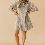 Oh Deer Denim Mini Dress | Bambi Print