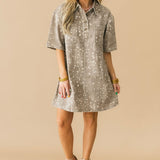 Oh Deer Denim Mini Dress | Bambi Print