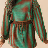 Parkside Stripe Pullover | Brown