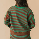 Parkside Stripe Pullover | Brown