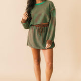 Parkside Stripe Pullover | Brown