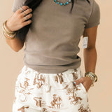 Atlas Crew Tee | Dutch Cocoa