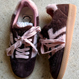 Back 70 Mohair Sneaker | Coffee Pink