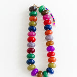 Bailey Chunky Beaded Necklace | Dark Multi