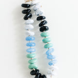 Delray Chunky Beaded Necklace | Chocolate Mint