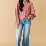 Skyline Tee | Rose Raisin