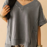 Easy Breezy Oversized Top | Navy