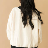 BOO! Ghost Reversible Mock Neck Sweatshirt