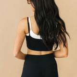 Double Layered Sports Bra | Black