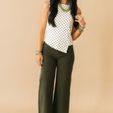 Gianna Asymmetrical Tank Top | Ivory