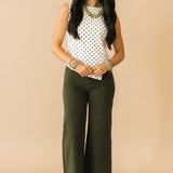 Gianna Asymmetrical Tank Top | Ivory