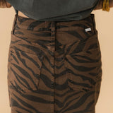 Daze Malibu Mini Skirt | Desert Zebra