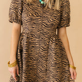 Tiger Town Suede Mini Dress