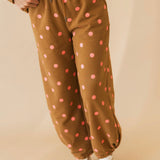 Moxie Polka Dot Jogger | Rust Pink