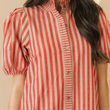 Crisp Air Stripe Midi Dress
