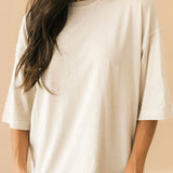 WTF Perfect Oversized Tee | Morning Oat