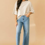 WTF Perfect Oversized Tee | Morning Oat