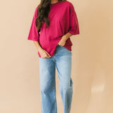 WTF Perfect Oversized Tee | Glass Roses