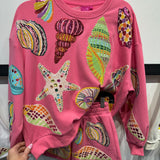 Pink Multi Shell Short | Queen Of Sparkles