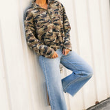 Cameron Quarter Zip Pullover | Camo