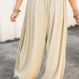 Long Weekend Balloon Pant | Yellow Gray
