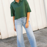 Sutton Henley Top | Green